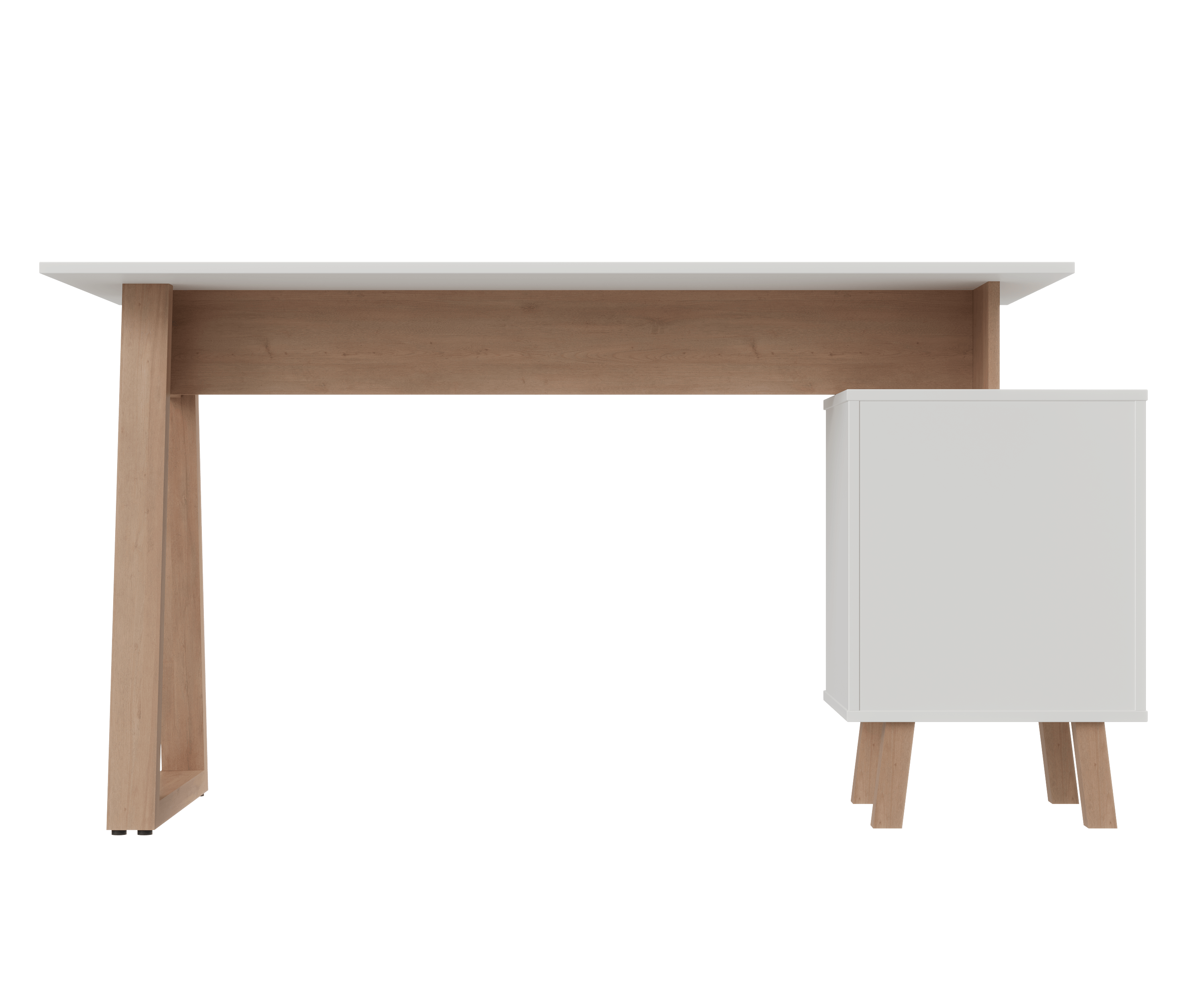 Стол письменный "Флоро" ИВ-123.01.00 Белый_2565