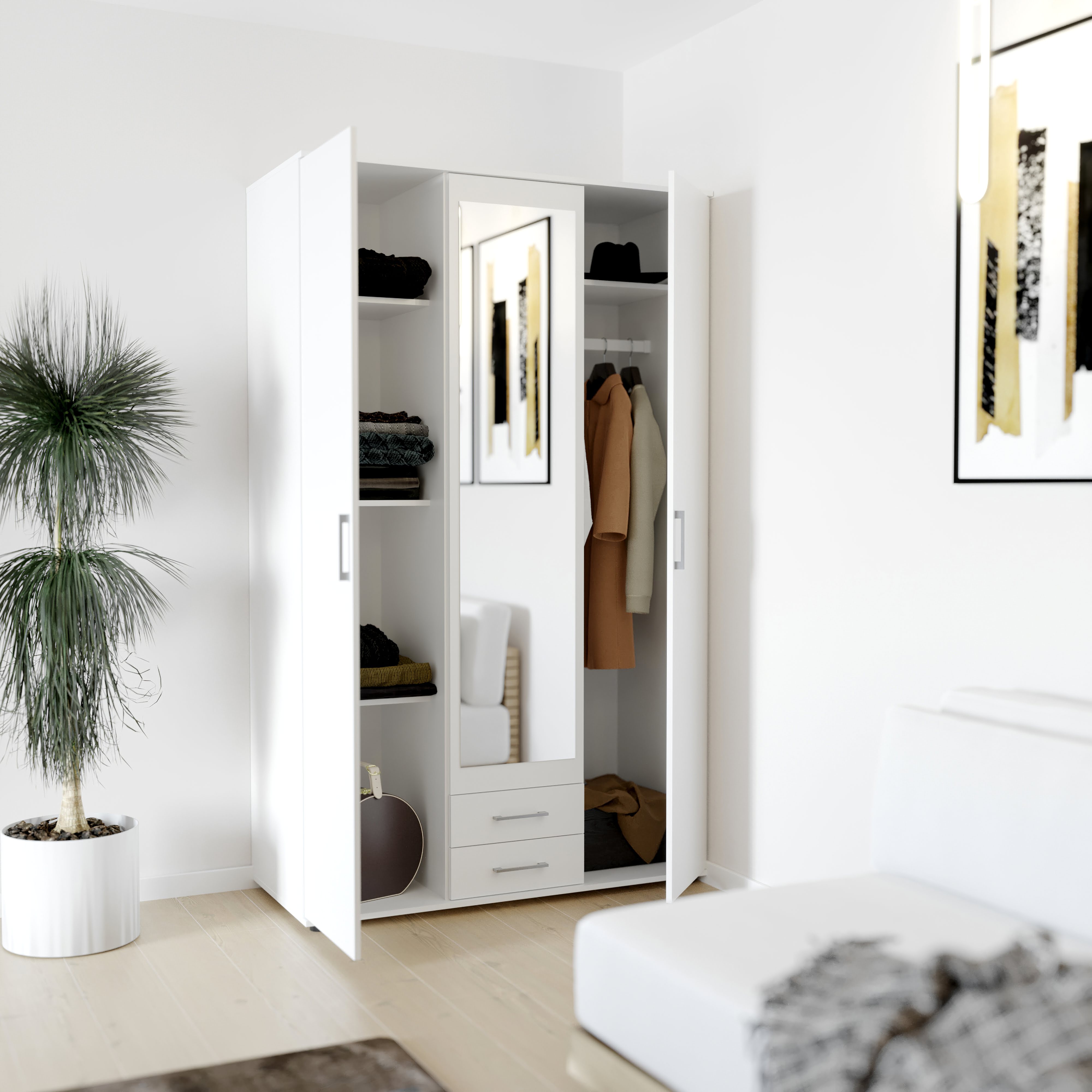 Шкаф для одежды 2Д «Идрис» ИЗ-005.02_2361