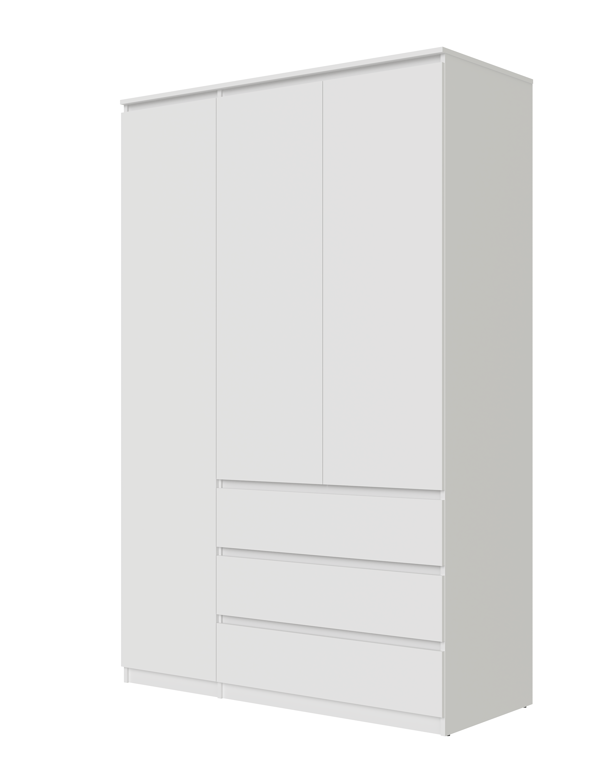 Шкаф для одежды 3д3я  "Сноули" ИВ-121.21 Белый _2443