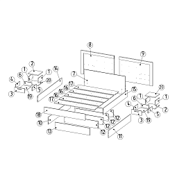 Кровать "Вирджиния"ИВ-100.1826_2291